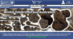 Desktop Screenshot of gourmet-versand.com